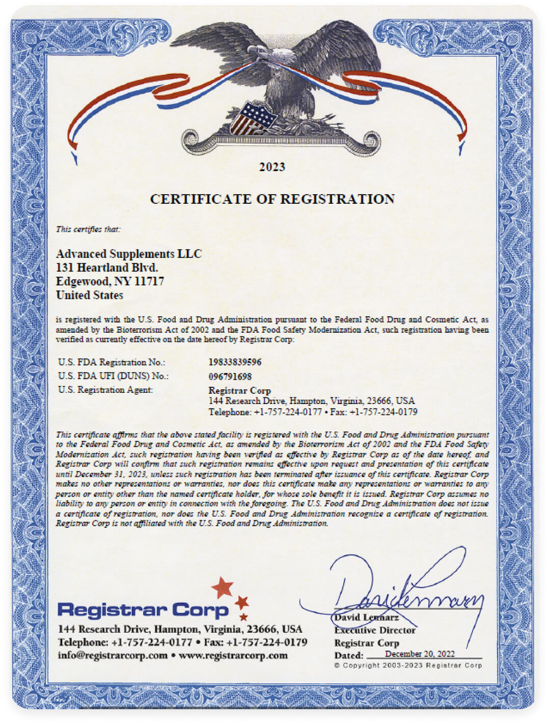 2023+FDA+Certificate