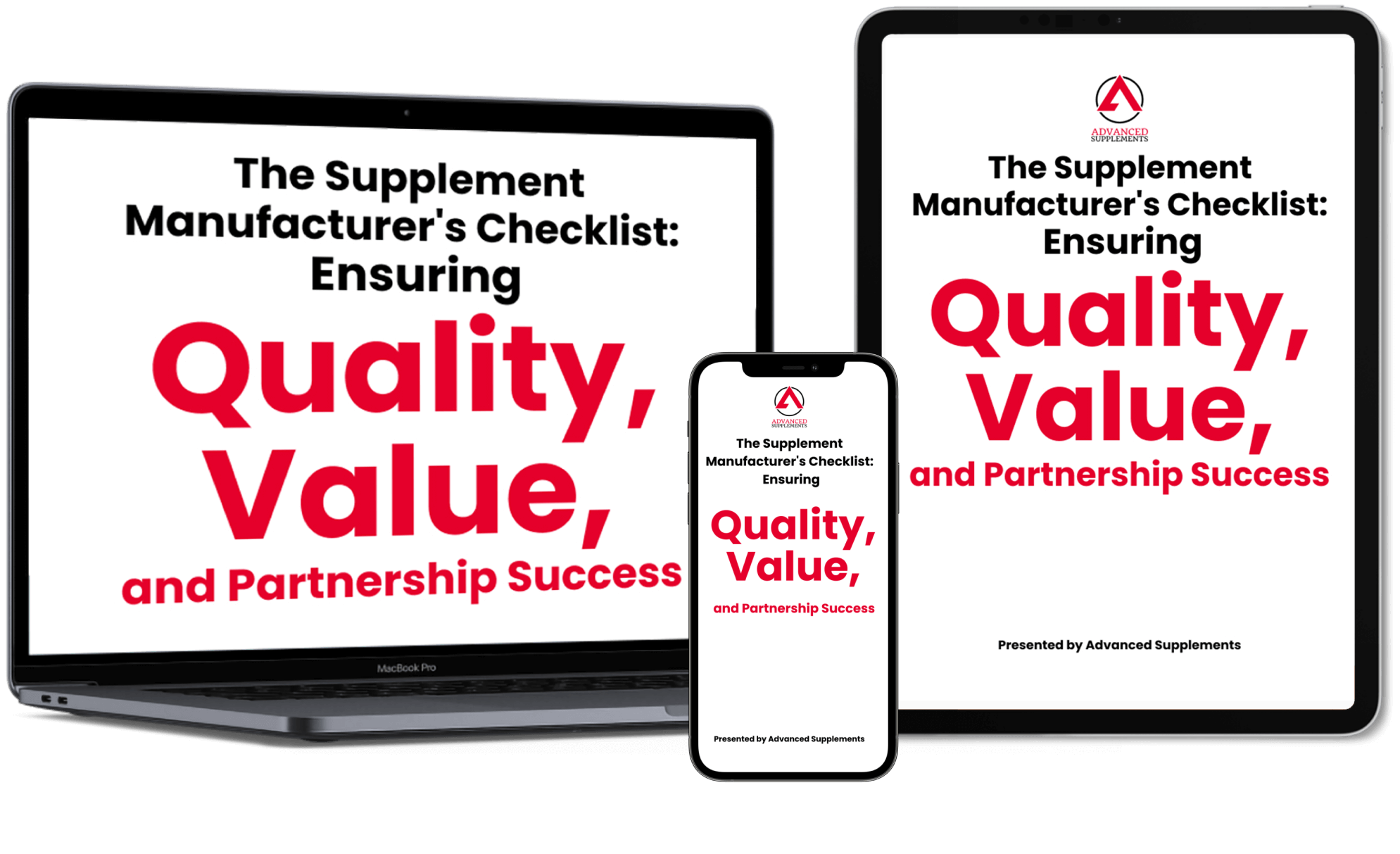 The Supplement Manufacturer's Checklist Ensuring Quality, Value, and Partnership Success