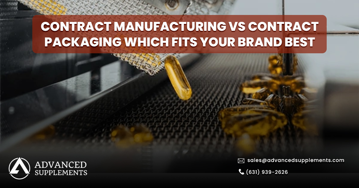 Contract Manufacturing vs Contract Packaging